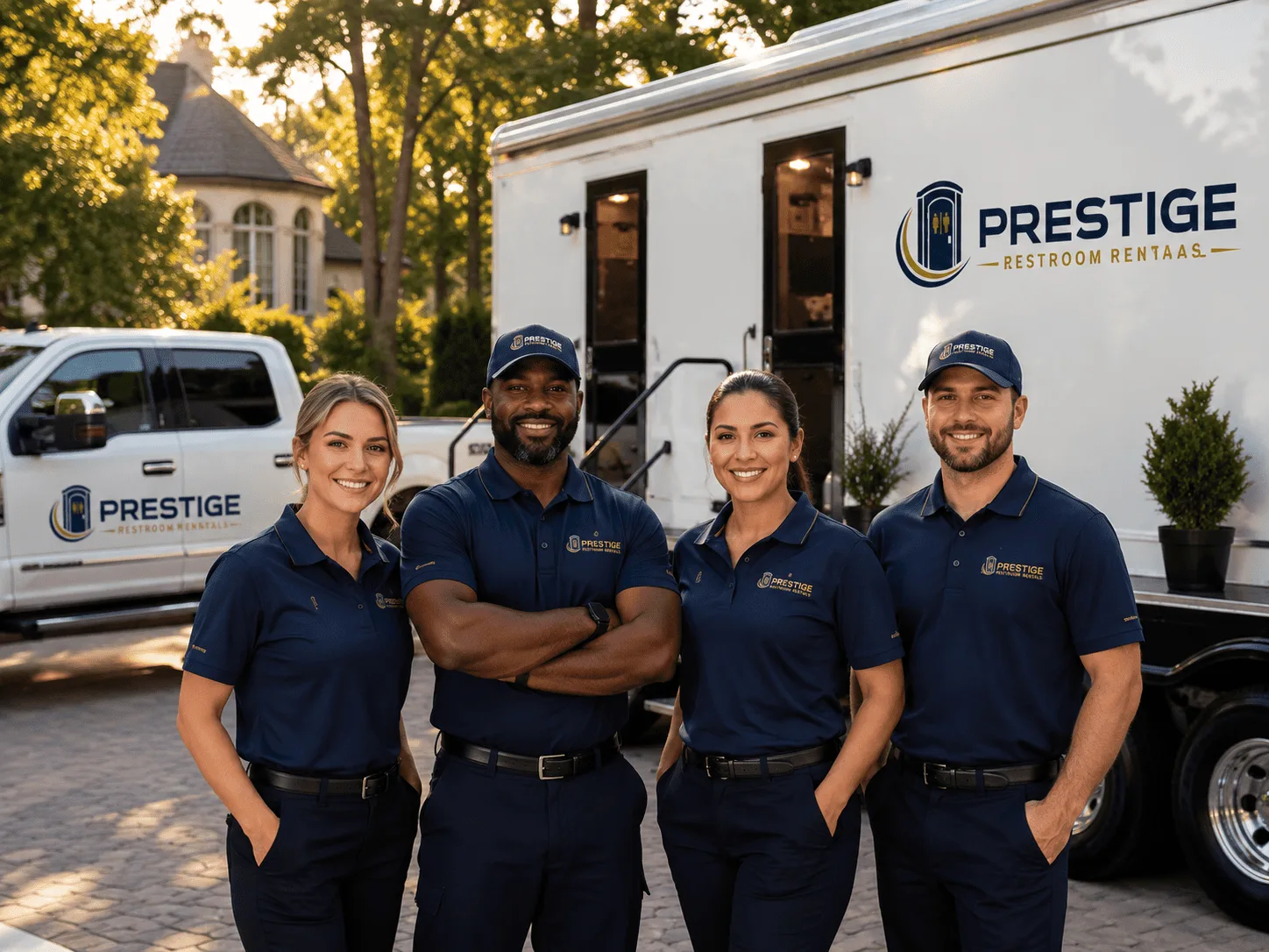 Trusted Luxury Portable Restrooms company in Union, MI